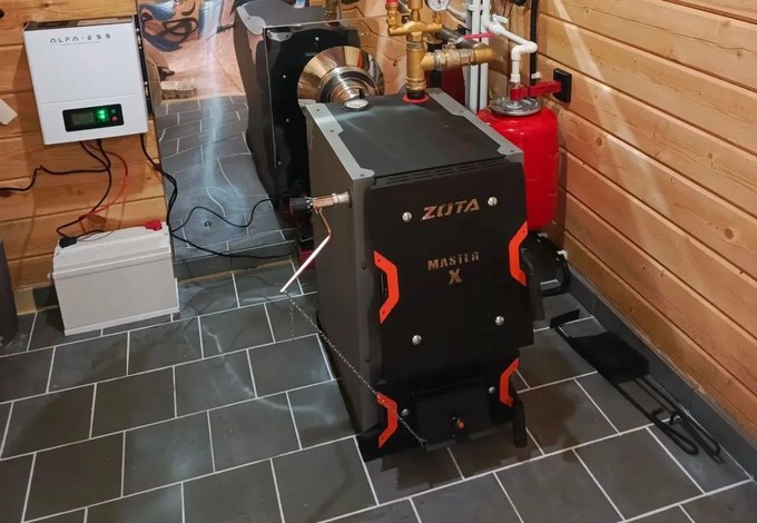 Твердотопливный котёл Zota Master X, Дубна